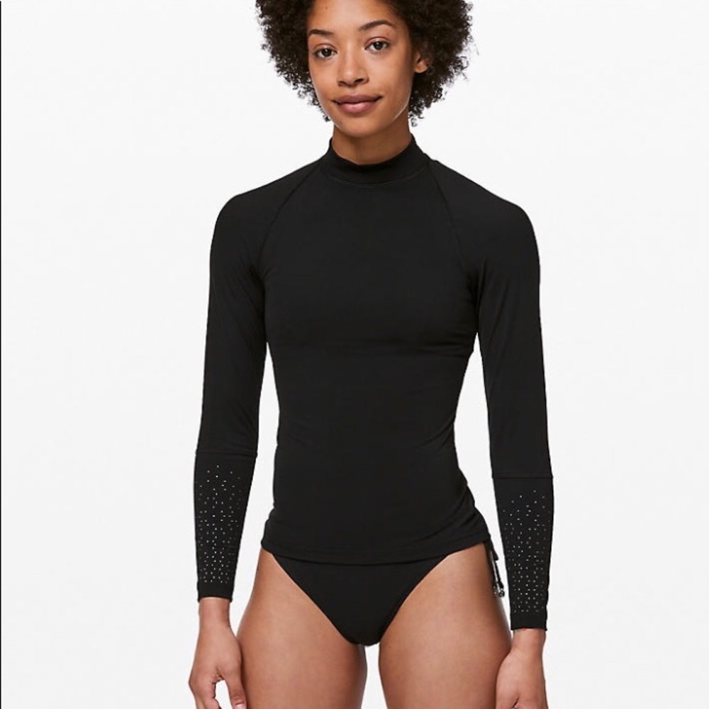 NTW Lululemon coastline rashguard black 2